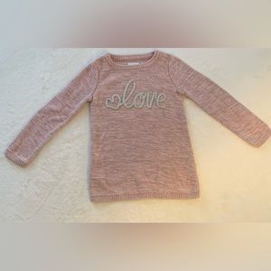 Sonoma pink sweater. Size 6